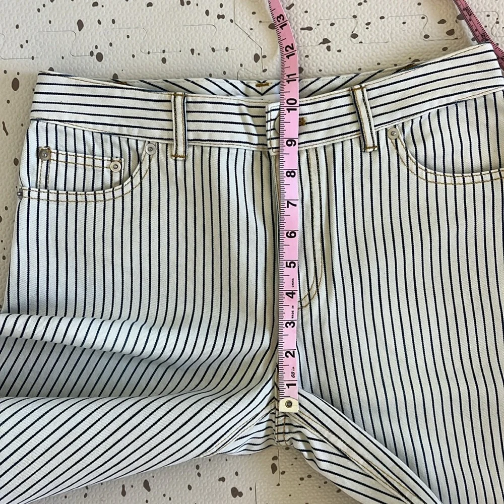 💘 TIBI - STONE WASH STRIPED BRANCUSI JEAN - Picture 5 of 7